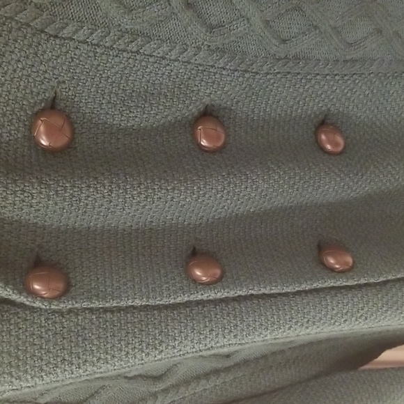 💕MR TURK by TRINA TURK💕 Cable Knit Double Breasted Cardigan Merino Wool XS NWT - Picture 5 of 10